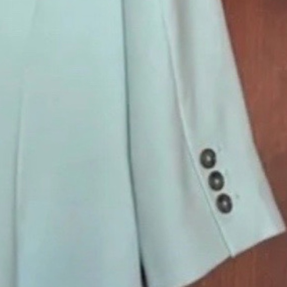 White House Black Market Shoreline Sky Blue Blazer Size 12 - Picture 6 of 6